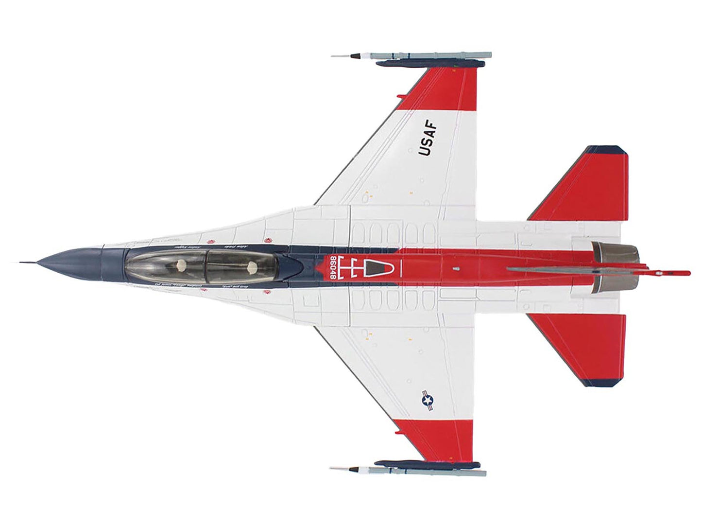 General Dynamics X-62A VISTA Aircraft "86-0048 USAF Test Pilot School Edwards Air Force Base" (2024) United States Air Force "Air Power Series" 1/72 Diecast Model by Hobby Master