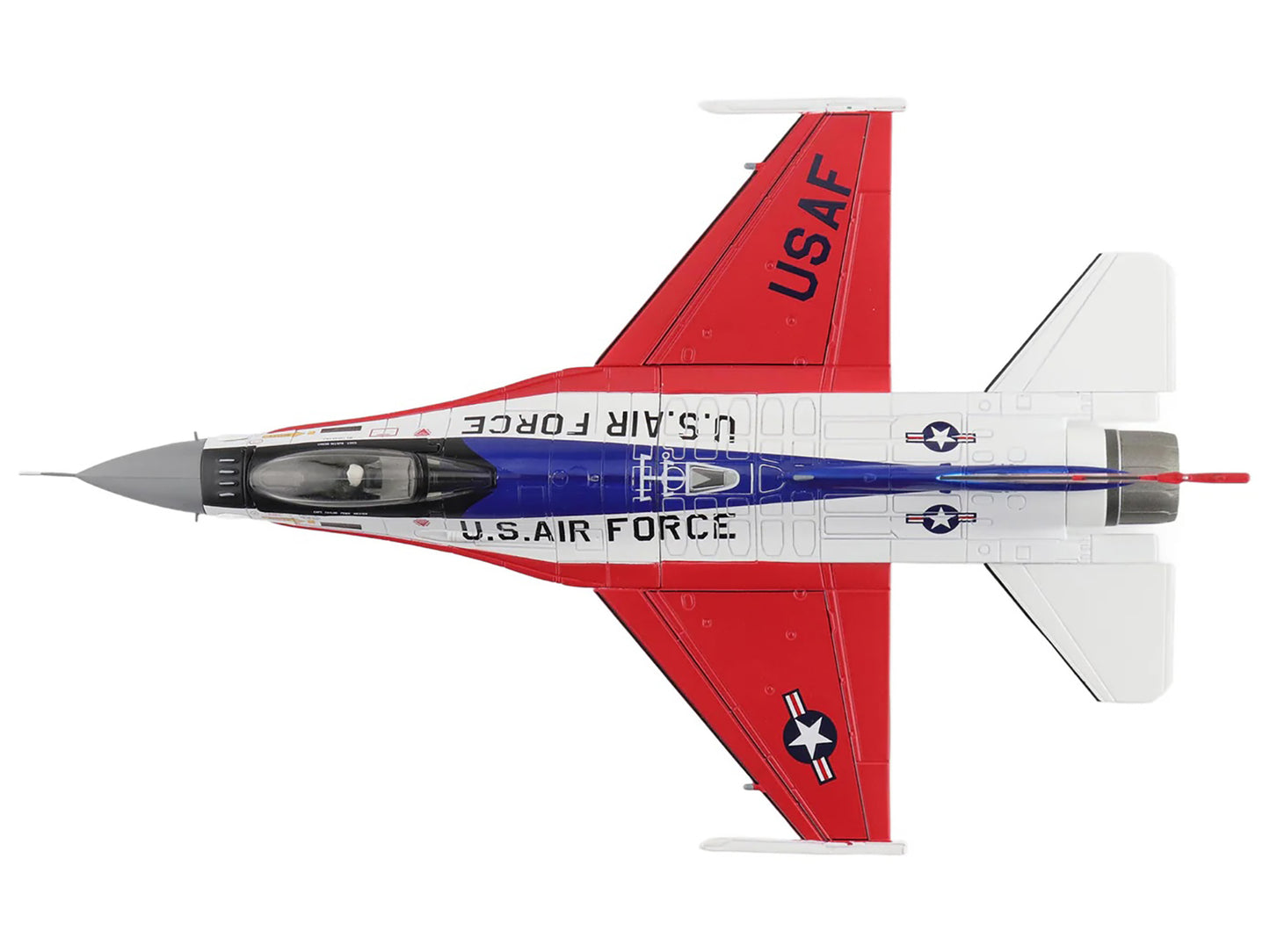 Lockheed F-16CM Fighting Falcon Fighter Aircraft "91-0395 Viper Demo Shaw Air Force Base" (2024) United States Air Force "Air Power Series" 1/72 Diecast Model by Hobby Master