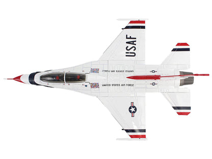Lockheed F-16D Fighting Falcon Fighter Aircraft "No.7 Thunderbirds Nellis Air Force Base" (2017) United States Air Force "Air Power Series" 1/72 Diecast Model by Hobby Master-DiecastModeler.com