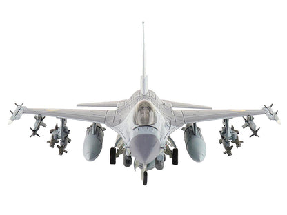 Lockheed F-16AM Fighting Falcon Fighter Aircraft "UA24-3596 Pylon Integrated Dispenser System Plus" (2024) Ukrainian Air Force "Air Power Series" 1/72 Diecast Model by Hobby Master-DiecastModeler.com