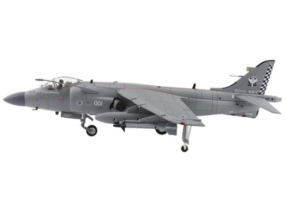 British Aerospace Sea Harrier FA.2 Aircraft with Sea Eagle Missiles "ZH796" (2018) British Royal Navy "Air Power Series" 1/72 Diecast Model by Hobby Master