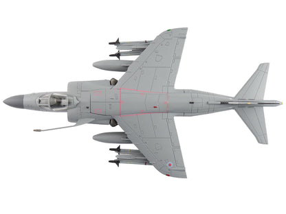 British Aerospace Sea Harrier FA.2 Aircraft with Sea Eagle Missiles "ZH796" (2018) British Royal Navy "Air Power Series" 1/72 Diecast Model by Hobby Master-DiecastModeler.com