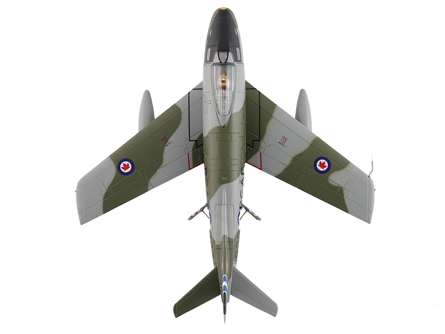 Canadair Sabre Mk.6 Fighter Aircraft "23622 430 Squadron" (1950s) Royal Canadian Air Force "Air Power Series" 1/72 Diecast Model by Hobby Master