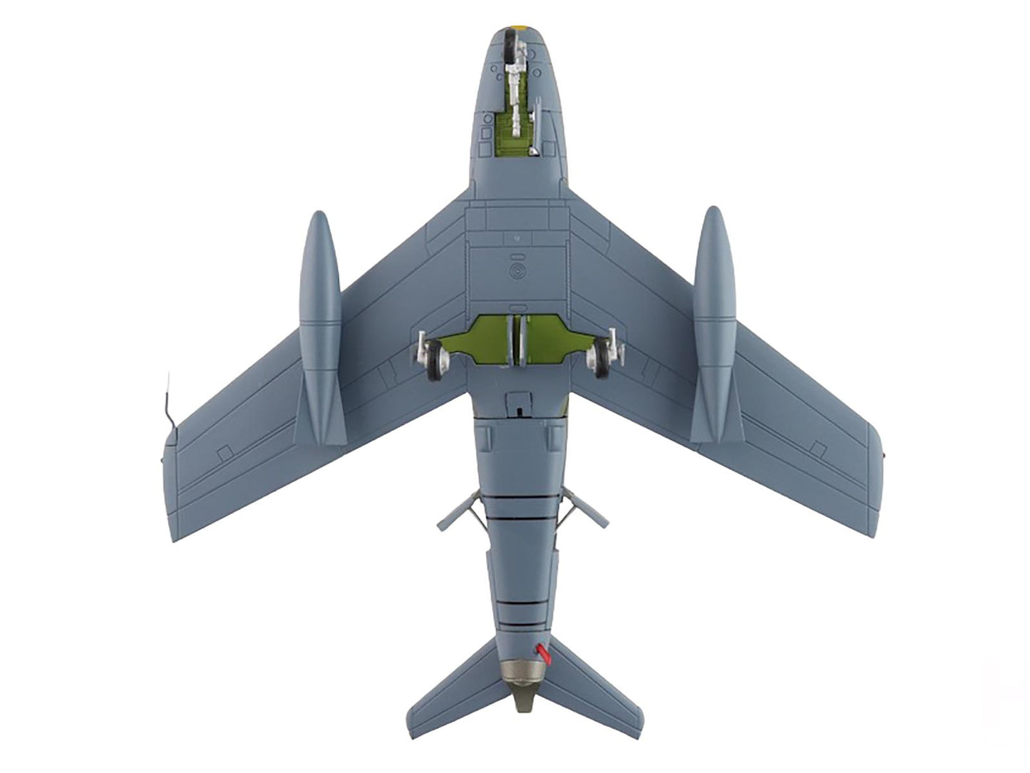 Canadair Sabre Mk.6 Fighter Aircraft "23622 430 Squadron" (1950s) Royal Canadian Air Force "Air Power Series" 1/72 Diecast Model by Hobby Master-DiecastModeler.com