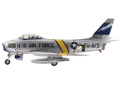 North American F-86F Sabre Fighter Aircraft "24872 Gene Kranz My Darling Marta, 69th Fighter Bomber Squadron, EAA Aviation Museum" United States Air Force "Air Power Series" 1/72 Diecast Model by Hobby Master