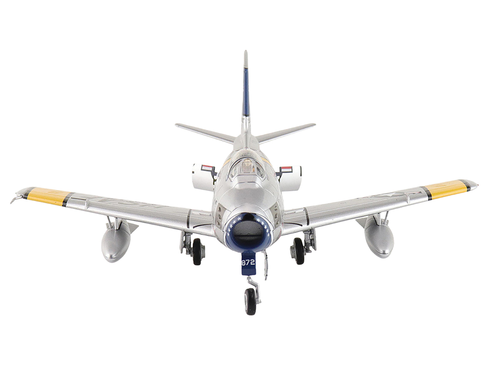 North American F-86F Sabre Fighter Aircraft "24872 Gene Kranz My Darling Marta, 69th Fighter Bomber Squadron, EAA Aviation Museum" United States Air Force "Air Power Series" 1/72 Diecast Model by Hobby Master-DiecastModeler.com