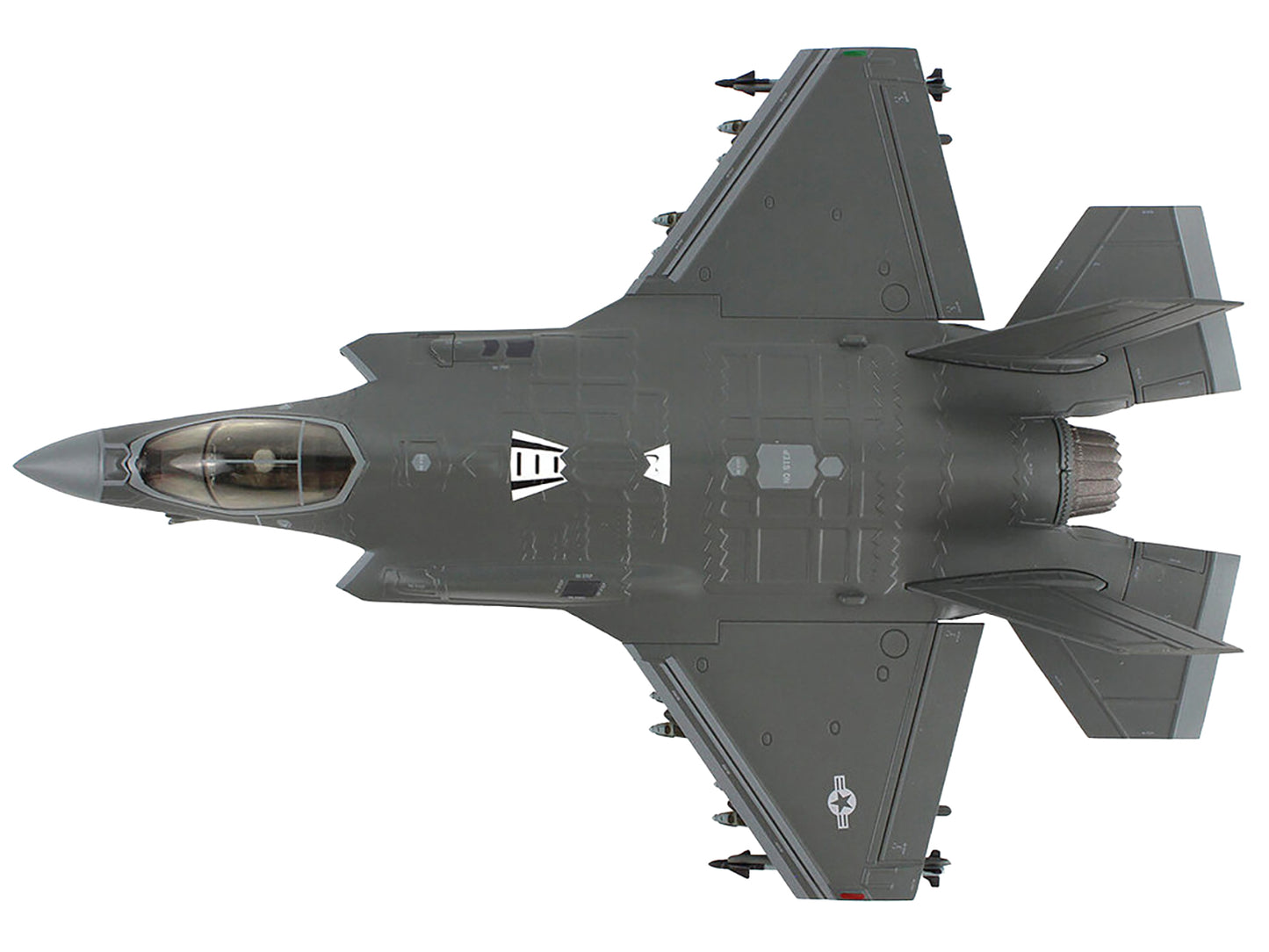 Lockheed Martin F-35A Lightning II Aircraft "5345 354th Operations Group Eielson Air Force Base Alaska" (2020s) United States Air Force "Air Power Series" 1/72 Diecast Model by Hobby Master