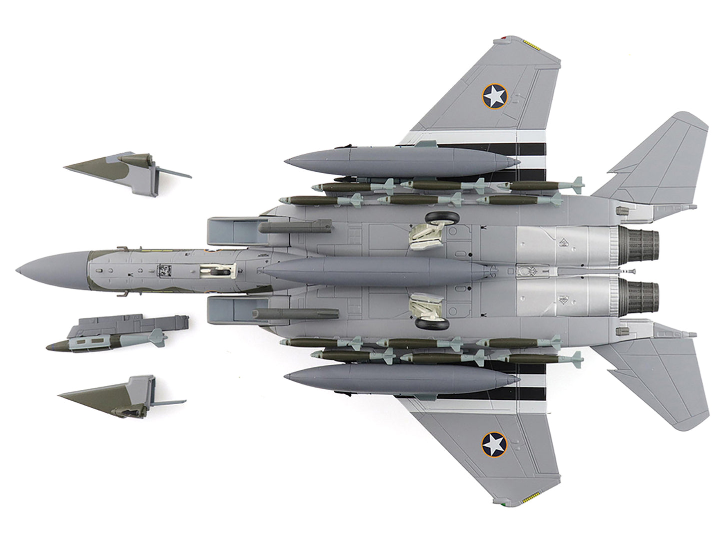 Boeing F-15E Strike Eagle Fighter Aircraft "88-1702 Spirit of Goldsboro 334th FS 4th FW" (2024) United States Air Force "Air Power Series" 1/72 Diecast Model by Hobby Master