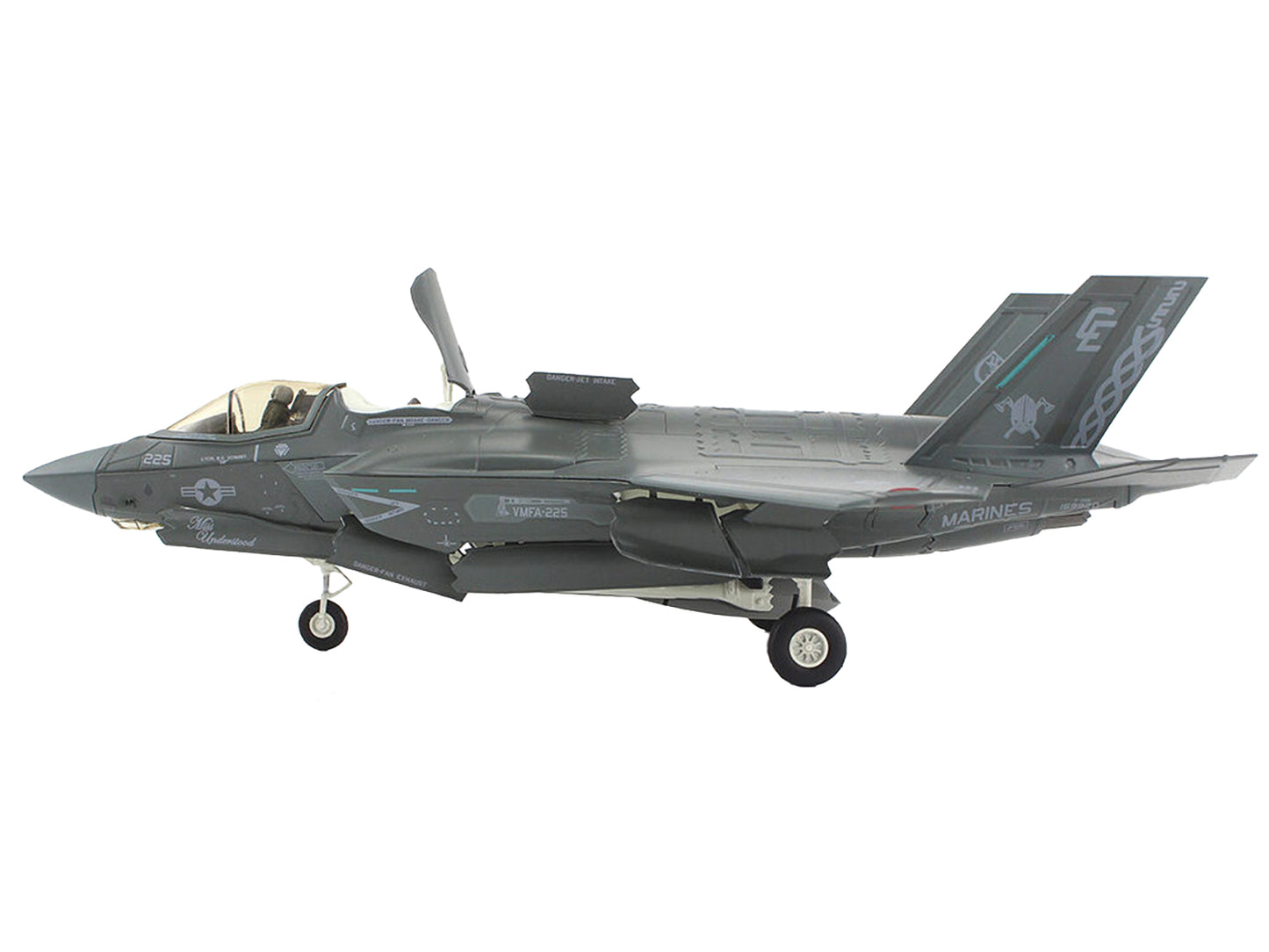 Lockheed Martin F-35B Lightning II Aircraft "VMFA-225 Vikings Yuma Marine Corps Air Station" (2023) United States Marine Corps "Air Power Series" 1/72 Diecast Model by Hobby Master-DiecastModeler.com
