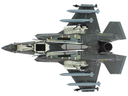 Lockheed Martin F-35B Lightning II Aircraft (Beast Mode) "Black Death VMFA-542 MCAS Cherry Point" (2023) United States Marine Corps "Air Power Series" 1/72 Diecast Model by Hobby Master