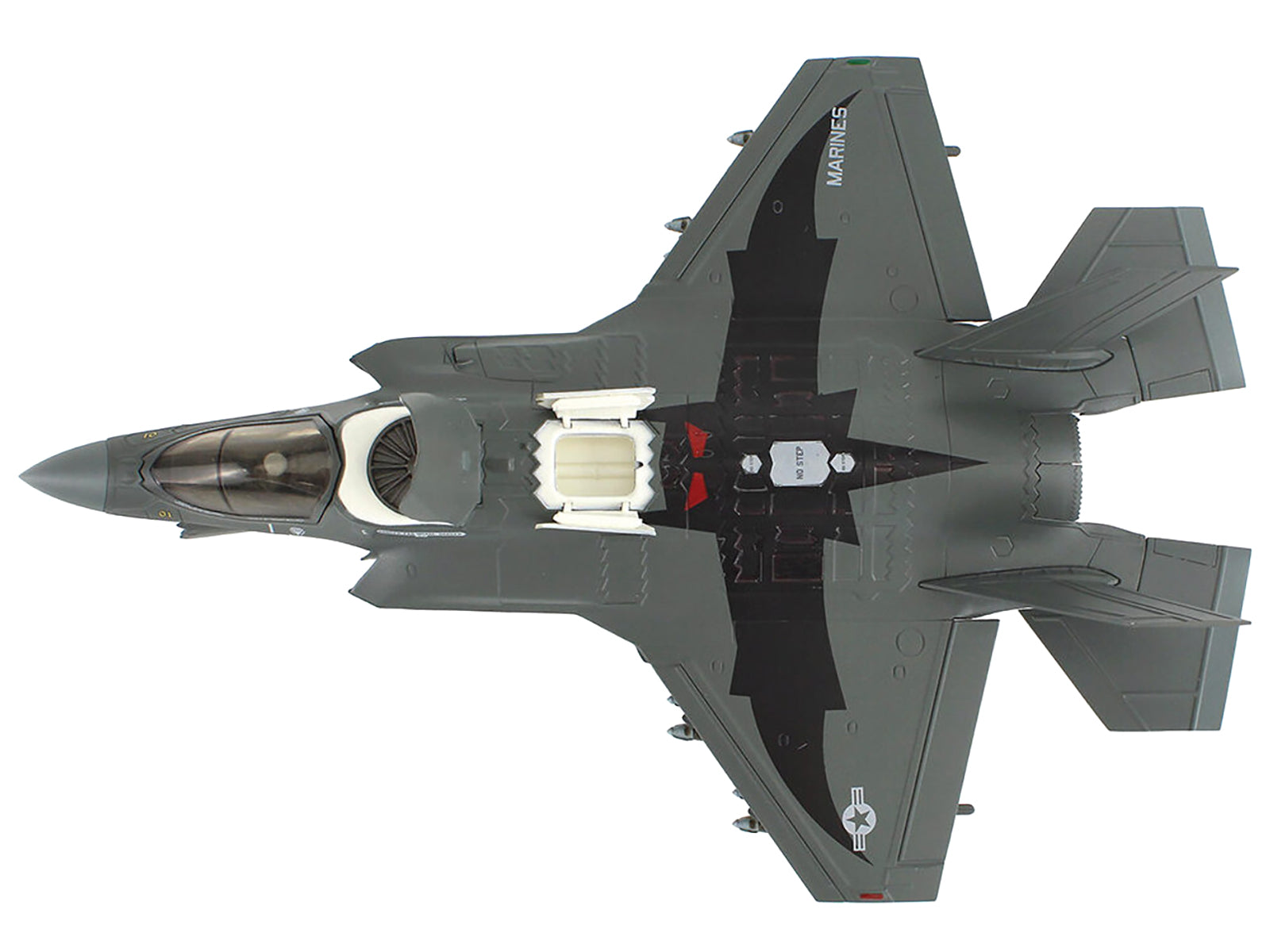 Lockheed F-35B Lightning II Aircraft (Beast Mode) "169623 VMFA-242 Bats Iwakuni Japan" (2024) United States Marine Corps "Air Power Series" 1/72 Diecast Model by Hobby Master-DiecastModeler.com