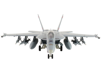 Boeing F/A-18E Super Hornet Fighter Aircraft "168910 Golden Warriors VFA-87 Operation Inherent Resolve" (2017) United States Navy "Air Power Series" 1/72 Diecast Model by Hobby Master
