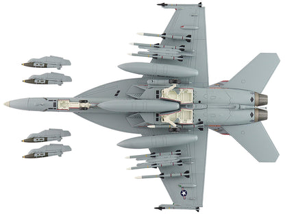 Boeing F/A-18E Super Hornet Fighter Aircraft "168910 Golden Warriors VFA-87 Operation Inherent Resolve" (2017) United States Navy "Air Power Series" 1/72 Diecast Model by Hobby Master