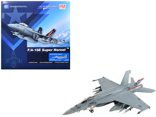 Boeing F/A-18E Super Hornet Fighter Aircraft "168910 Golden Warriors VFA-87 Operation Inherent Resolve" (2017) United States Navy "Air Power Series" 1/72 Diecast Model by Hobby Master
