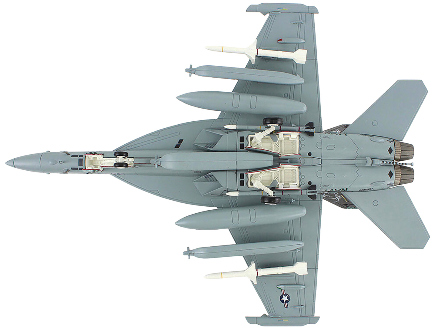 Boeing EA-18 Growler Aircraft "VAQ-209 Star Warriors AF500 Vader" (2024) United States Navy "Air Power Series" 1/72 Diecast Model by Hobby Master