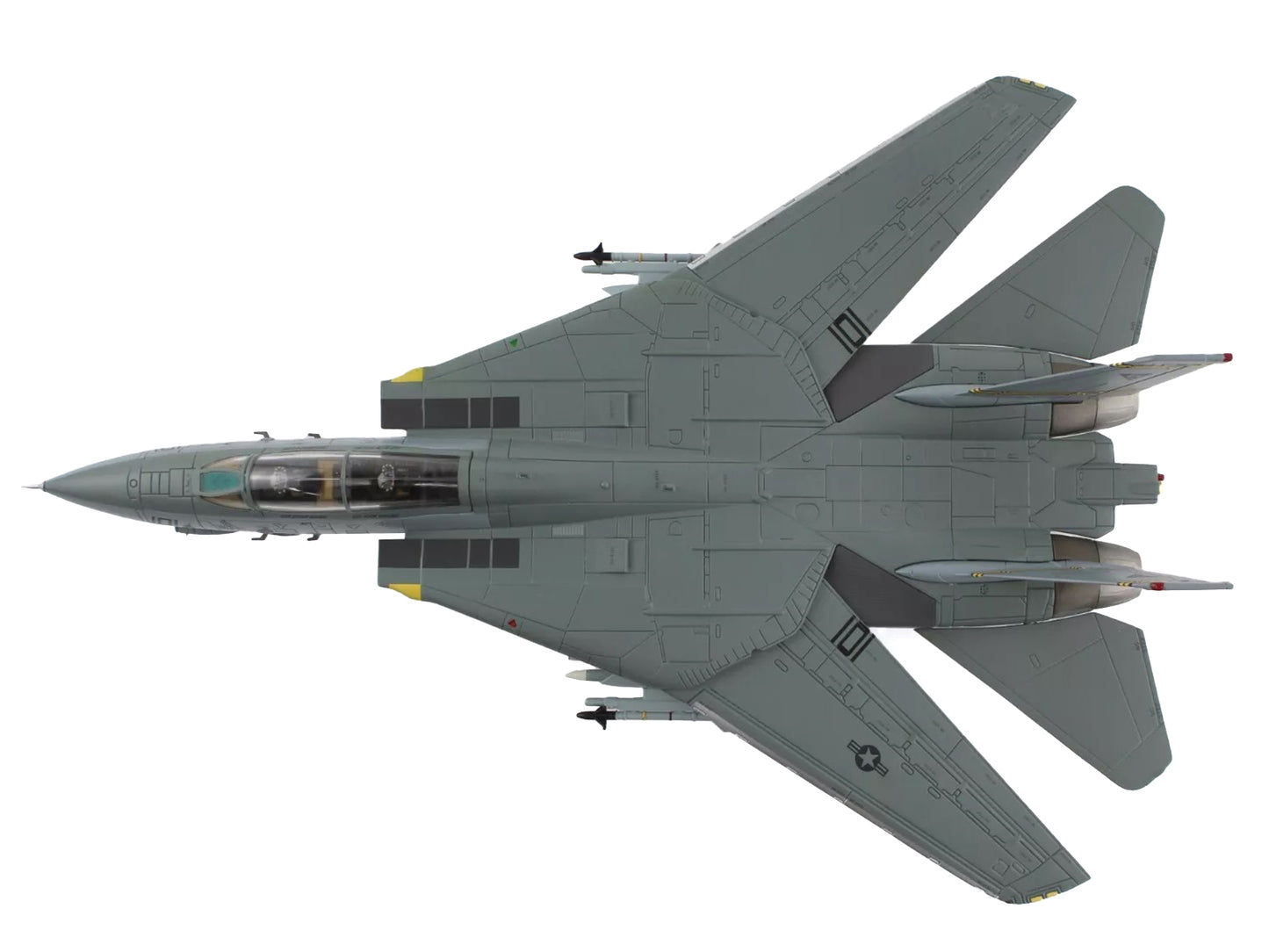 Grumman F-14B Tomcat Fighter Aircraft "Last Gypsy Roll VF-32 Swordsmen NAS Oceana" (2005) United States Navy "Air Power Series" 1/72 Diecast Model by Hobby Master-DiecastModeler.com