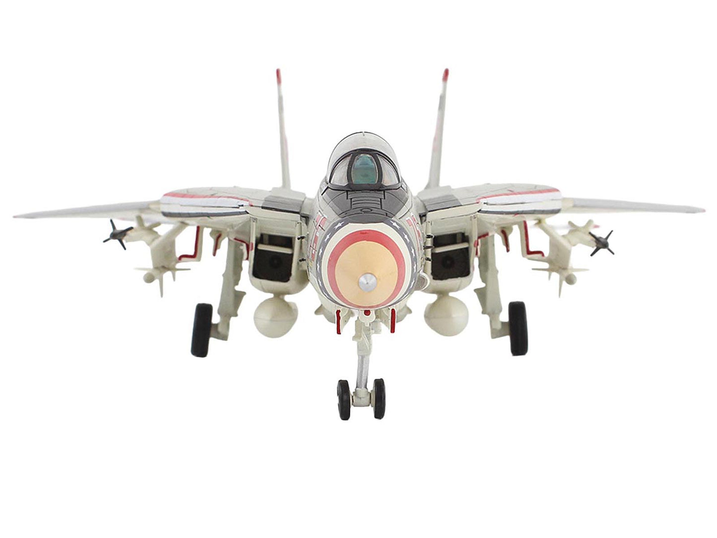 Grumman F-14A Tomcat Fighter Aircraft "Bicentennial Scheme VF-124" (1976) United States Navy "Air Power Series" 1/72 Diecast Model by Hobby Master