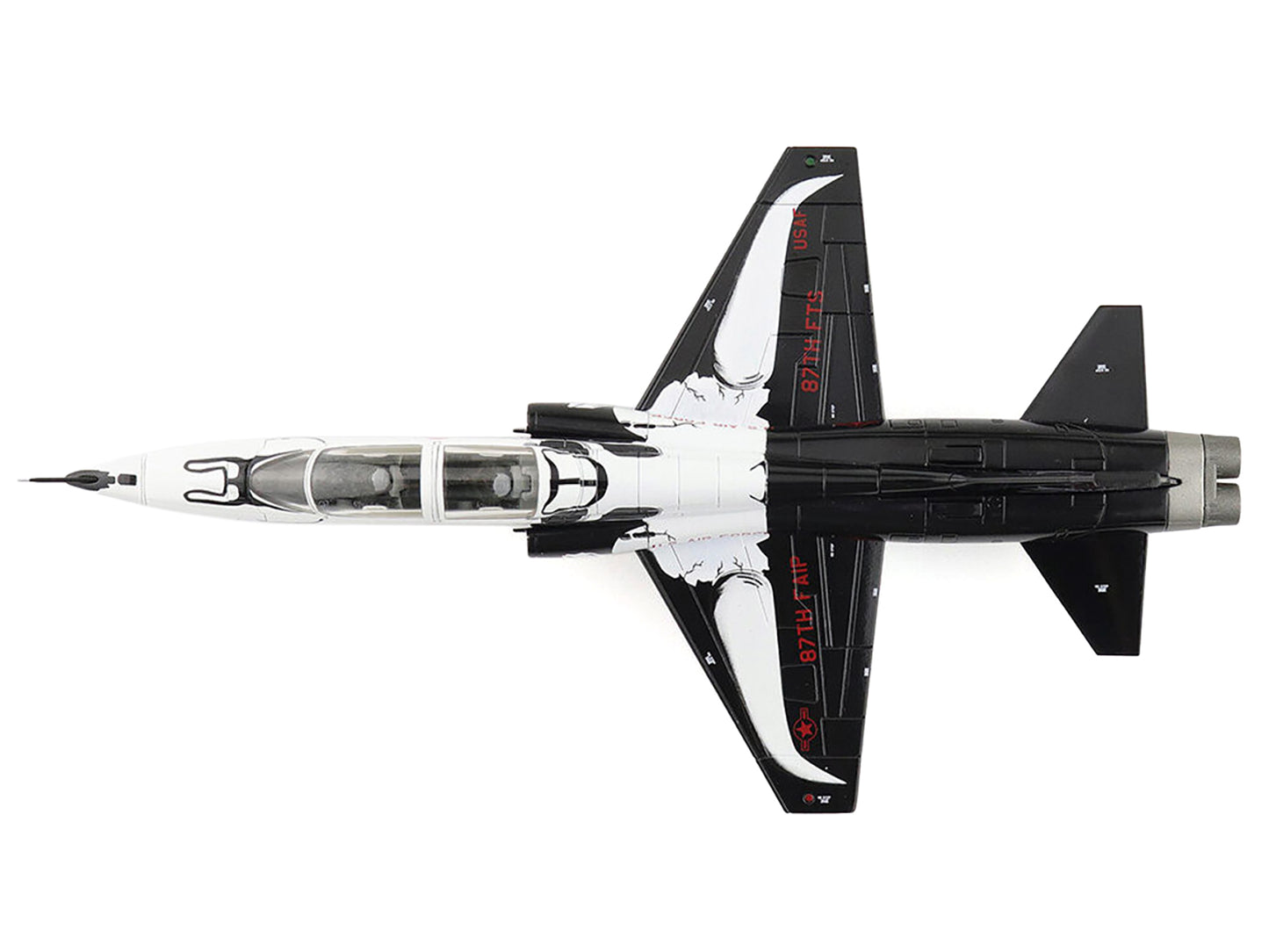 Northrop T-38C Talon Aircraft "65-10331 FAIP Scheme 87th FTS Laughlin AFB" (2021) United States Air Force "Air Power Series" 1/72 Diecast Model by Hobby Master