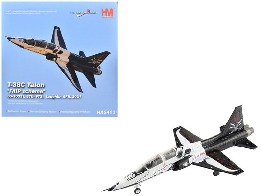 Northrop T-38C Talon Aircraft "65-10331 FAIP Scheme 87th FTS Laughlin AFB" (2021) United States Air Force "Air Power Series" 1/72 Diecast Model by Hobby Master