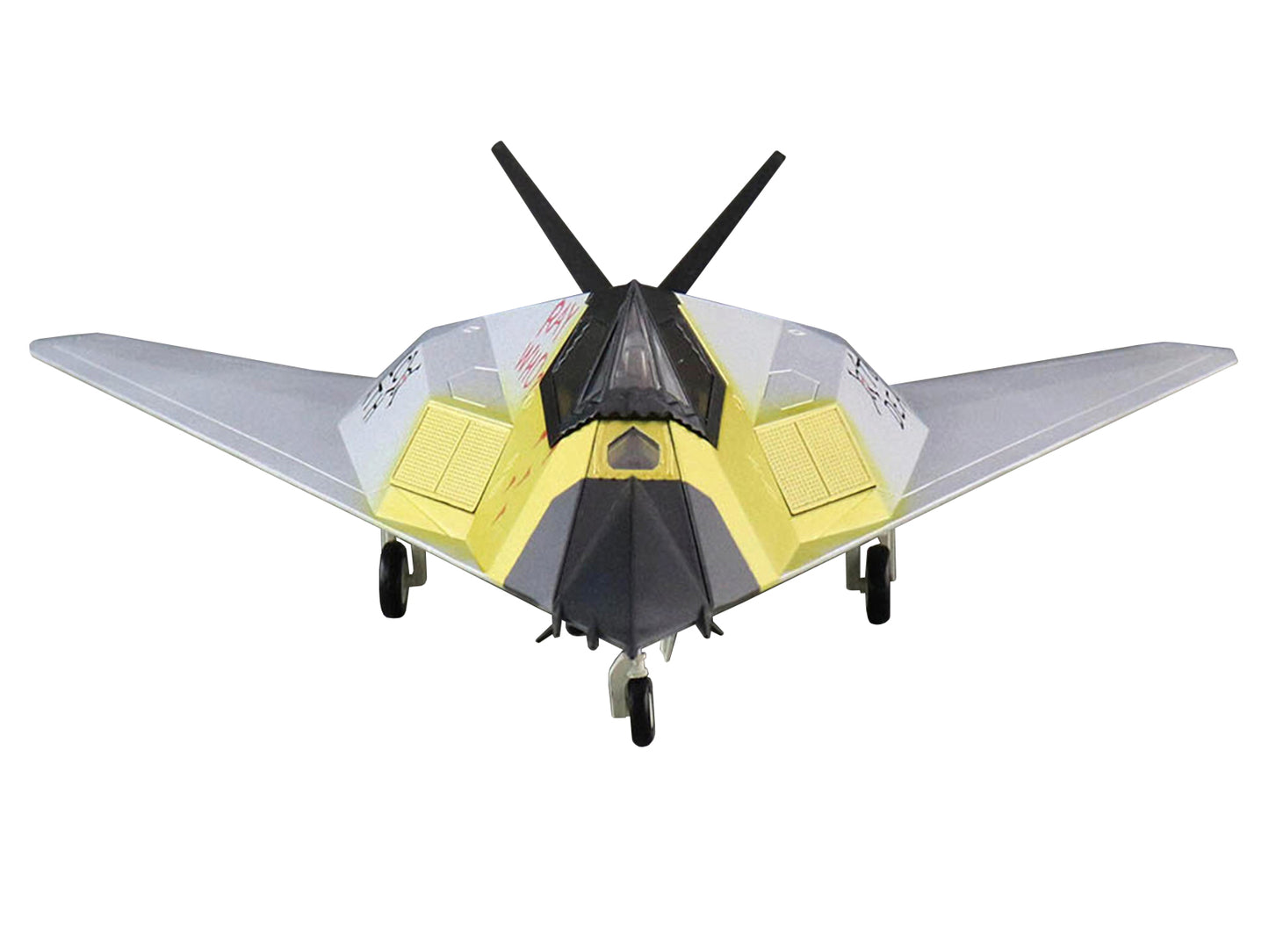 Lockheed F-117A Nighthawk Stealth Aircraft "Toxic Death" (1991) "Air Power Series" 1/72 Diecast Model by Hobby Master-DiecastModeler.com
