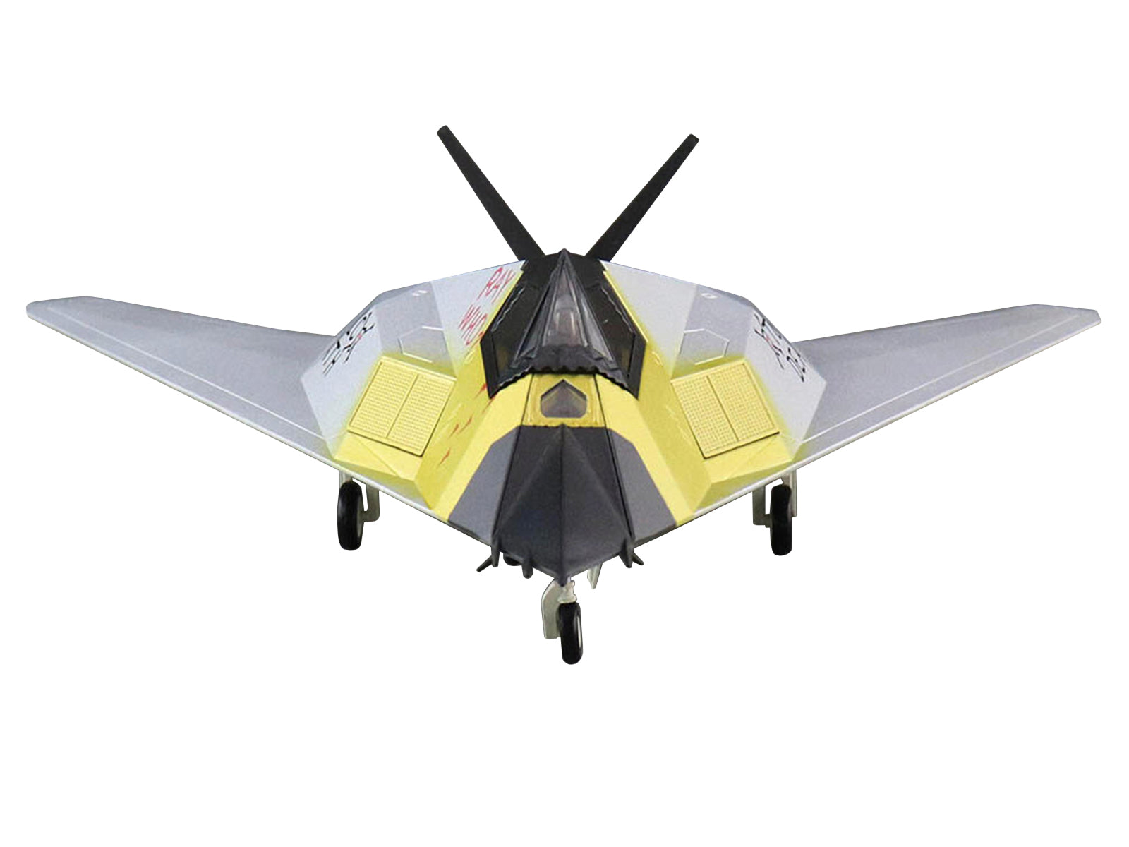 Lockheed F-117A Nighthawk Stealth Aircraft "Toxic Death" (1991) "Air Power Series" 1/72 Diecast Model by Hobby Master-DiecastModeler.com