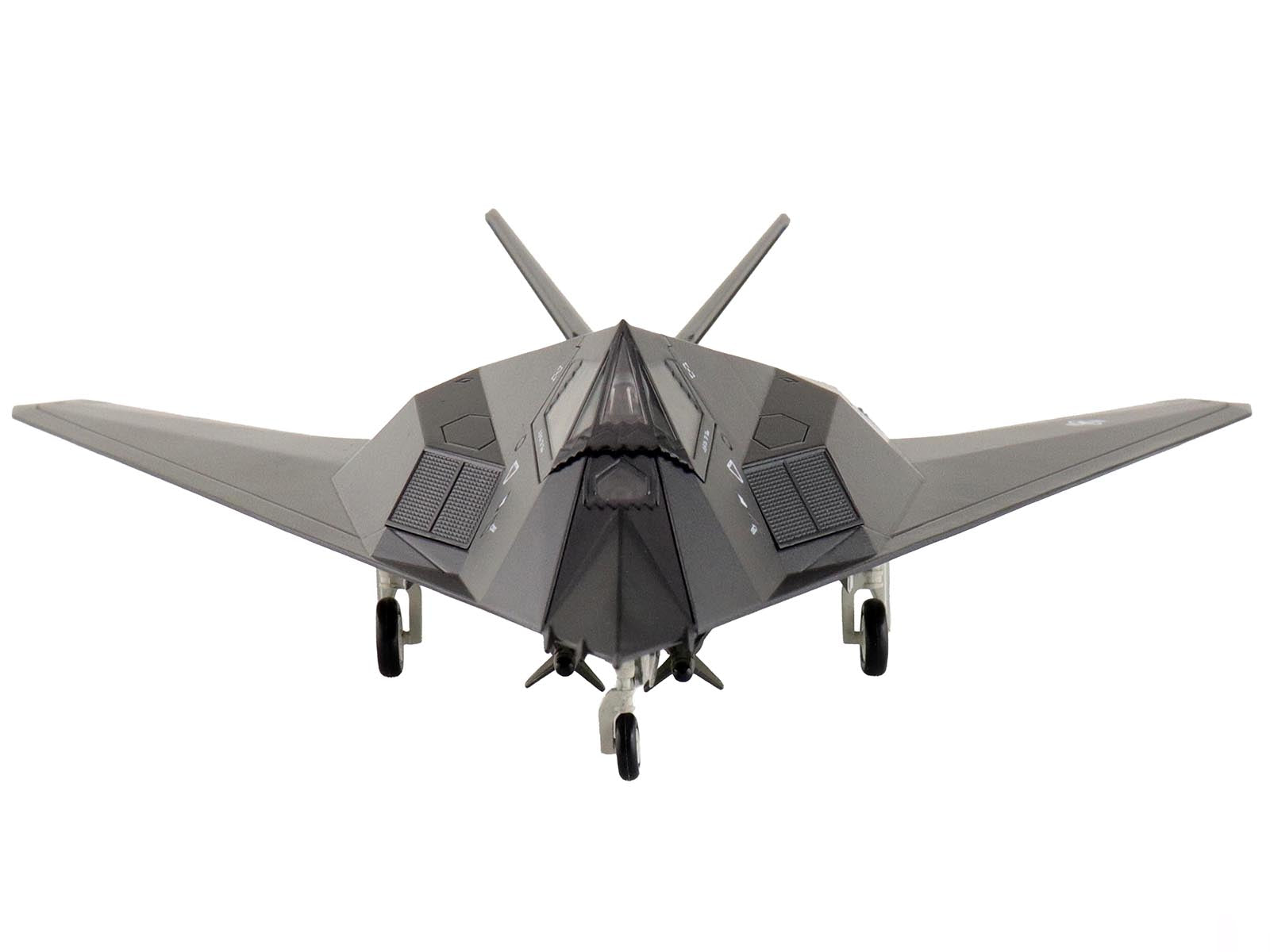 Lockheed F-117A Nighthawk Stealth Aircraft "84-0809" (2022) United States Air Force "Air Power Series" 1/72 Diecast Model by Hobby Master-DiecastModeler.com