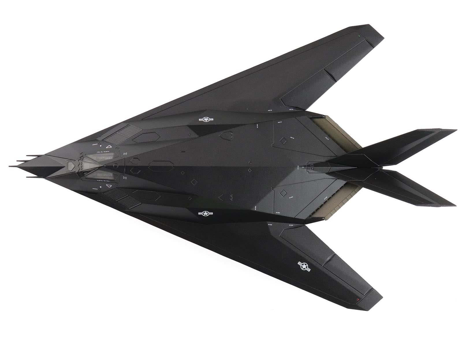 Lockheed F-117A Nighthawk Stealth Aircraft "84-0809" (2022) United States Air Force "Air Power Series" 1/72 Diecast Model by Hobby Master-DiecastModeler.com