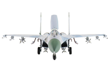Sukhoi Su-27 Flanker B (Early Type) Fighter Aircraft "#14" (1990) Russian Air Force "Air Power Series" 1/72 Diecast Model by Hobby Master