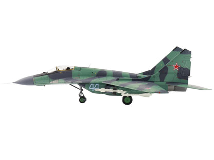 Mikoyan MIG-29 Fulcrum C Aircraft "733rd IAP Damgarten Air Base" (1994) Soviet Air Force "Air Power Series" 1/72 Diecast Model by Hobby Master-DiecastModeler.com