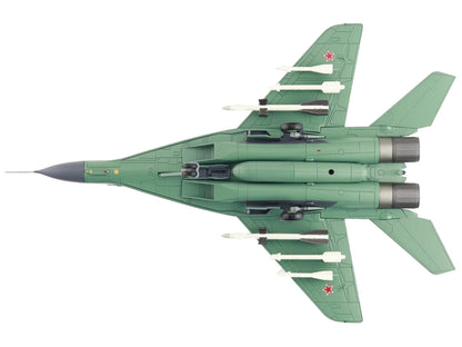 Mikoyan MIG-29 Fulcrum C Aircraft "733rd IAP Damgarten Air Base" (1994) Soviet Air Force "Air Power Series" 1/72 Diecast Model by Hobby Master-DiecastModeler.com