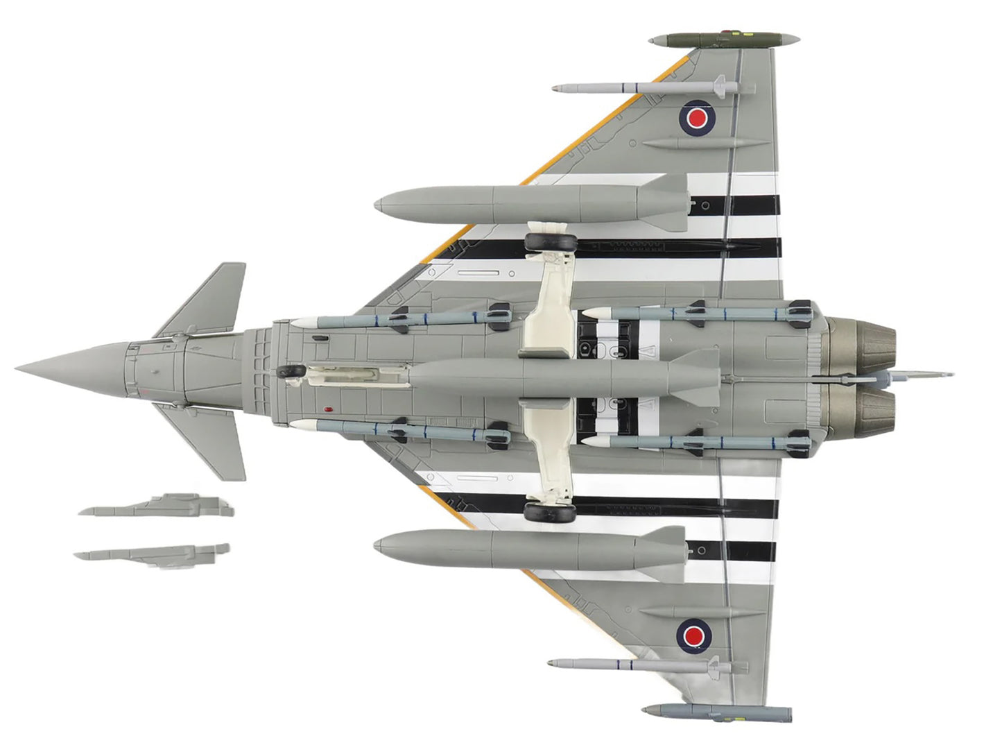 Eurofighter Typhoon FGR4 Fighter Aircraft "ZJ913 FM-G" (2024) British Royal Air Force "Air Power Series" 1/72 Diecast Model by Hobby Master-DiecastModeler.com