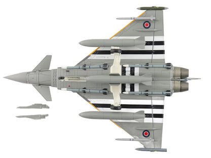 Eurofighter Typhoon FGR4 Fighter Aircraft "ZJ913 FM-G" (2024) British Royal Air Force "Air Power Series" 1/72 Diecast Model by Hobby Master