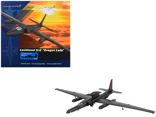 Lockheed U-2S Dragon Lady Aircraft "80-1083 99th ERS 9th RW RAF Fairford" (2021) United States Air Force "Air Power Series" 1/72 Diecast Model by Hobby Master
