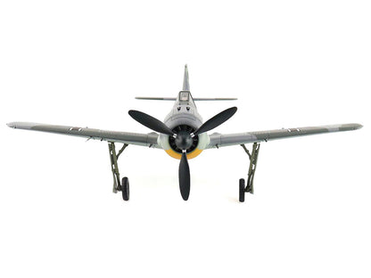 Focke-Wulf FW 190A-3 Fighter Aircraft "III/JG 2 Commander Hptm. Hans Hahn WWII" German Luftwaffe "Air Power Series" 1/48 Diecast Model by Hobby Master