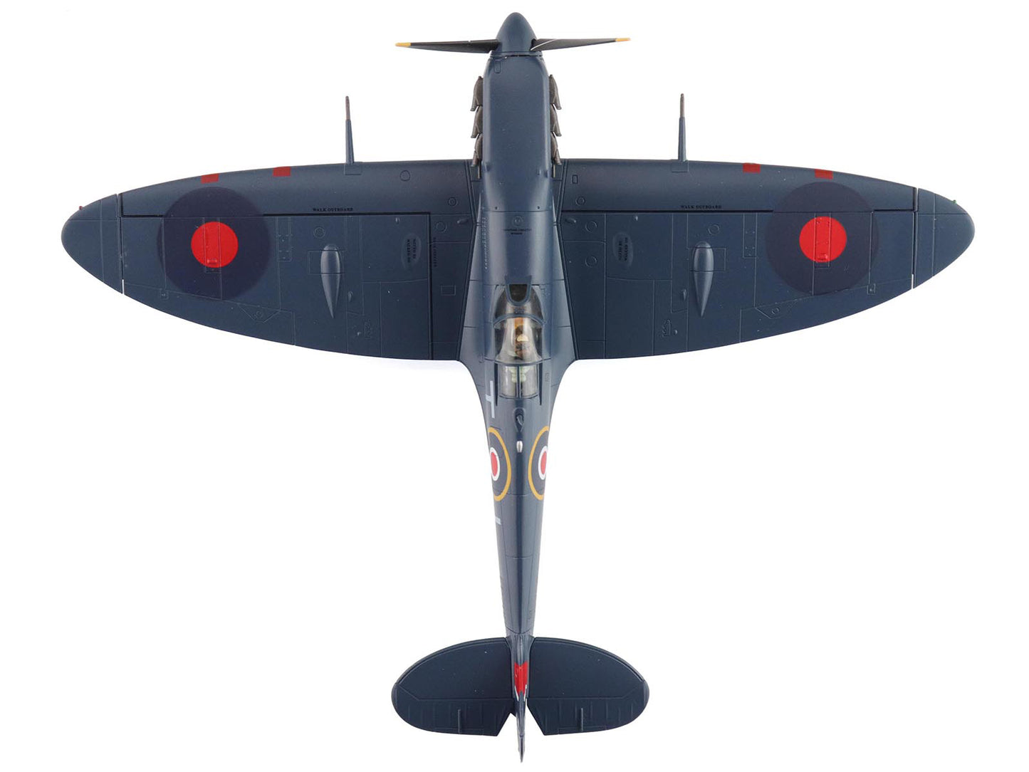 Supermarine Spitfire Mk.Vb Trop Fighter Aircraft "EP706 George Beurling No. 249 Squadron Malta" (1942) British Royal Air Force "Air Power Series" 1/48 Diecast Model by Hobby Master