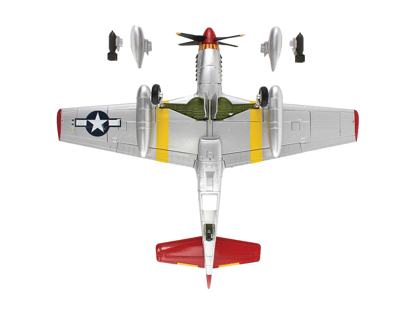 North American P-51C Mustang Fighter Aircraft "Alice-Jo Capt. Wendell Pruitt 302nd FS Italy" (1945) United States Army Air Force "Air Power Series" 1/48 Diecast Model by Hobby Master-DiecastModeler.com