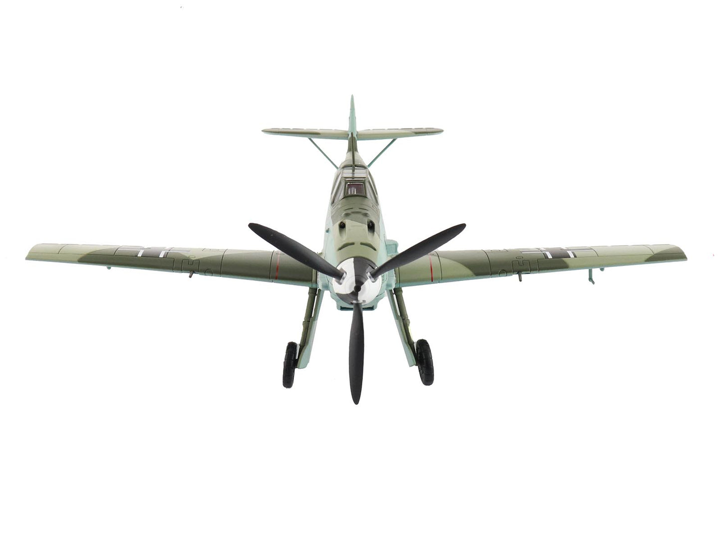 Messerschmitt BF 109E-4 Fighter Aircraft "Franz von Werra II/JG-3" (1940) German Luftwaffe "Air Power Series" 1/48 Diecast Model by Hobby Master