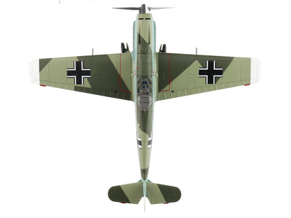 Messerschmitt BF 109E-4 Fighter Aircraft "Franz von Werra II/JG-3" (1940) German Luftwaffe "Air Power Series" 1/48 Diecast Model by Hobby Master