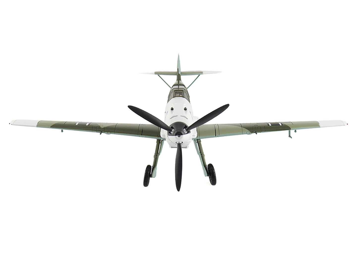 Messerschmitt Bf 109E-3 Fighter Aircraft "Yellow 15 Karl Wolff III/JG 52 France" (1940) German Luftwaffe "Air Power Series" 1/48 Diecast Model by Hobby Master