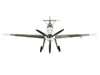 Messerschmitt Bf 109E-3 Fighter Aircraft "Yellow 15 Karl Wolff III/JG 52 France" (1940) German Luftwaffe "Air Power Series" 1/48 Diecast Model by Hobby Master