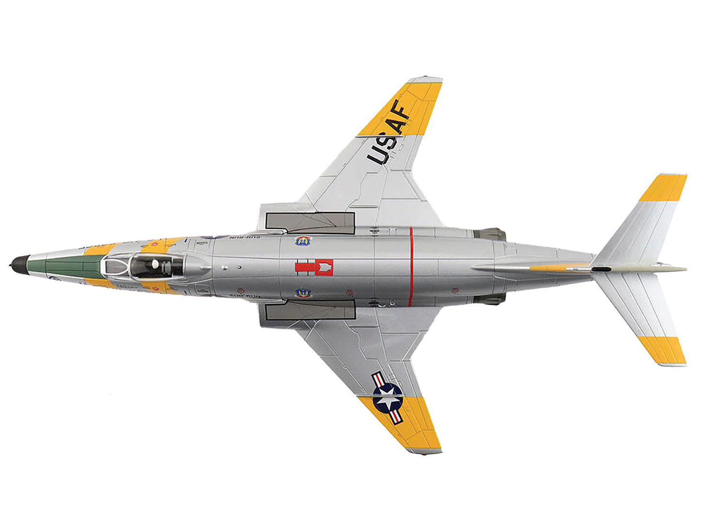 McDonnell RF-101C Voodoo Fighter Aircraft "363rd TRW Operation Sun Run" (1957) United States Air Force "Air Power Series" 1/72 Diecast Model by Hobby Master-DiecastModeler.com