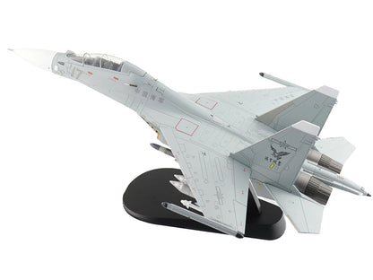 Sukhoi Su-30MK2 Flanker-G Fighter Aircraft "White 17 China" (2022) People's Liberation Army Naval Air Force (PLANAF) "Air Power Series" 1/72 Diecast Model by Hobby Master-DiecastModeler.com