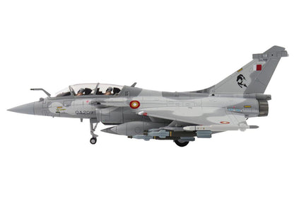 Dassault Rafale DQ Fighter Aircraft "QA209" (2021) Qatar Emiri Air Force "Air Power Series" 1/72 Diecast Model by Hobby Master