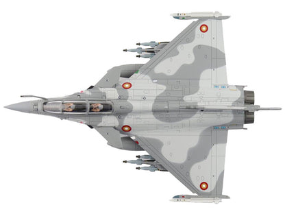 Dassault Rafale DQ Fighter Aircraft "QA209" (2021) Qatar Emiri Air Force "Air Power Series" 1/72 Diecast Model by Hobby Master