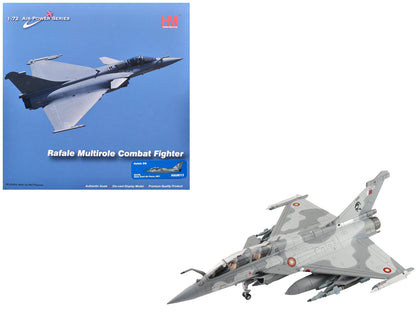 Dassault Rafale DQ Fighter Aircraft "QA209" (2021) Qatar Emiri Air Force "Air Power Series" 1/72 Diecast Model by Hobby Master-DiecastModeler.com