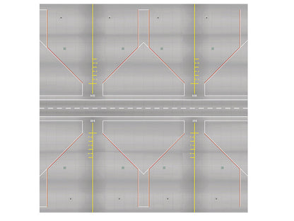 Airport Apron/Tower Cardboard Ground Plates for 1/200 Scale Models by Herpa-DiecastModeler.com