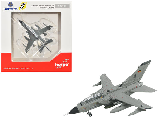Panavia Tornado IDS Aircraft "TaktLwG 33 Buchel Air Base" German Luftwaffe 1/200 Diecast Model Airplane by Herpa