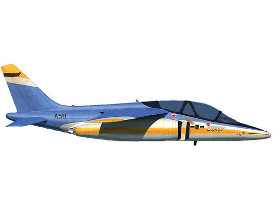 Lockheed Alpha Jet Aircraft "VTX-TS Competition" United States Navy "Military" Series 1/72 Diecast Model Airplane by Herpa-DiecastModeler.com