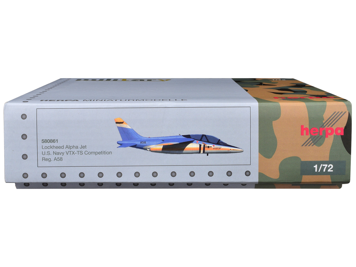 Lockheed Alpha Jet Aircraft "VTX-TS Competition" United States Navy "Military" Series 1/72 Diecast Model Airplane by Herpa-DiecastModeler.com