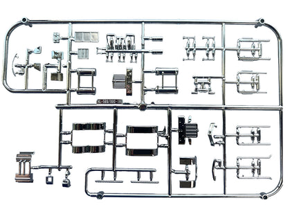 Chrome Plated Parts for Peterbilt 589 and Kenworth W990 Trucks 1/87 (HO) Plastic Model by HO Logistics
